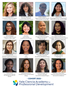 Photos of 16 Yale Ciencia Academy 2023 Fellows